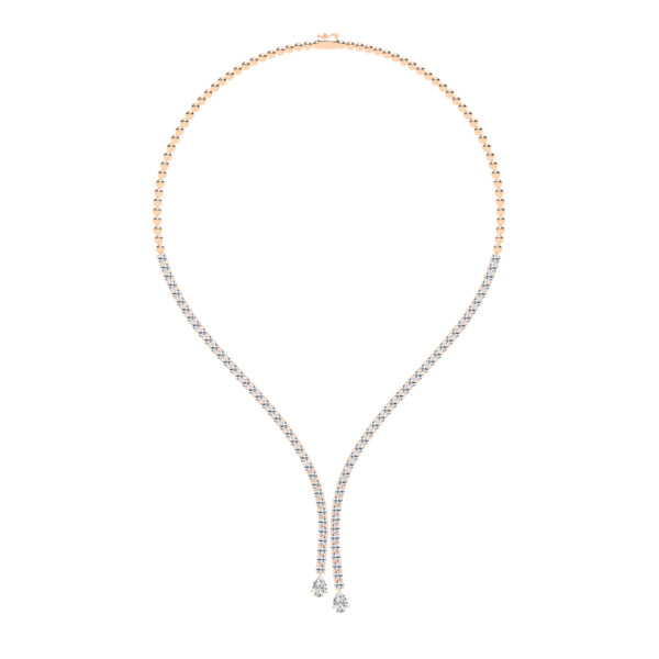 Aalia 9.50Ct Pear Cut Lariant Necklace - Image 3