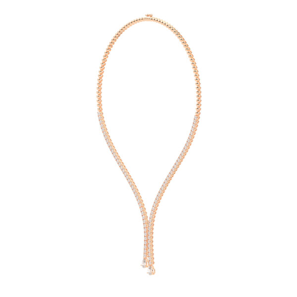 Aalia 9.50Ct Pear Cut Lariant Necklace