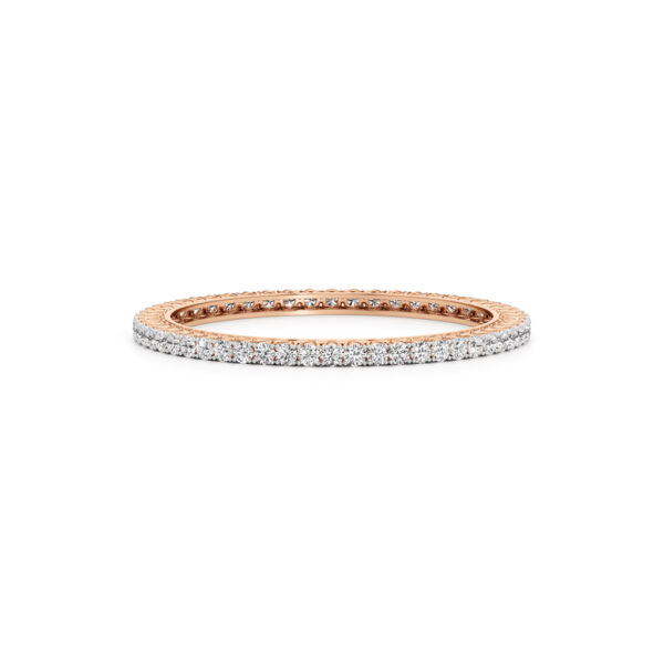 Noble 27Ct Round Cut Single Line Bangles