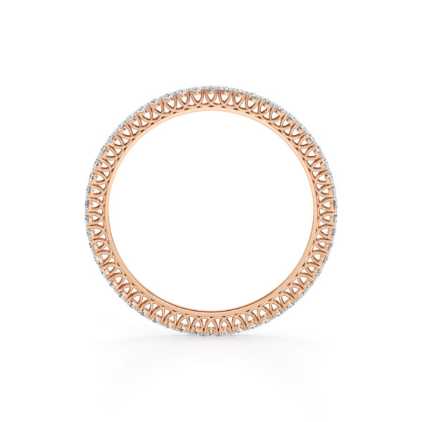 Noble 27Ct Round Cut Single Line Bangles - Image 2