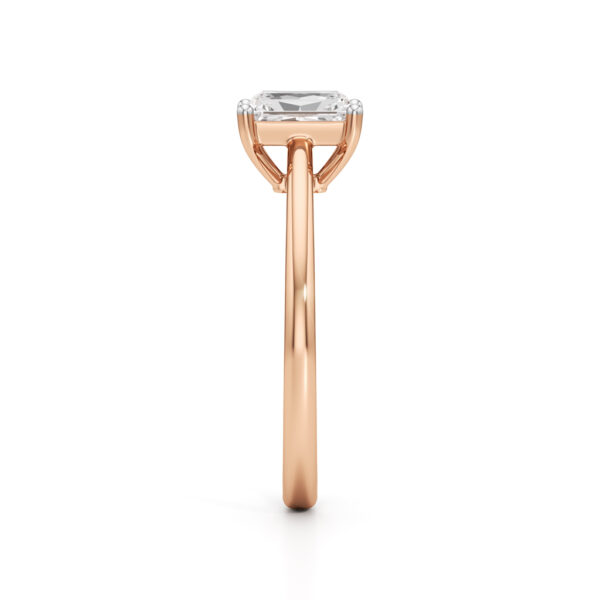 Solira 0.75Ct Radiant Cut Solitaire Ring - Image 3
