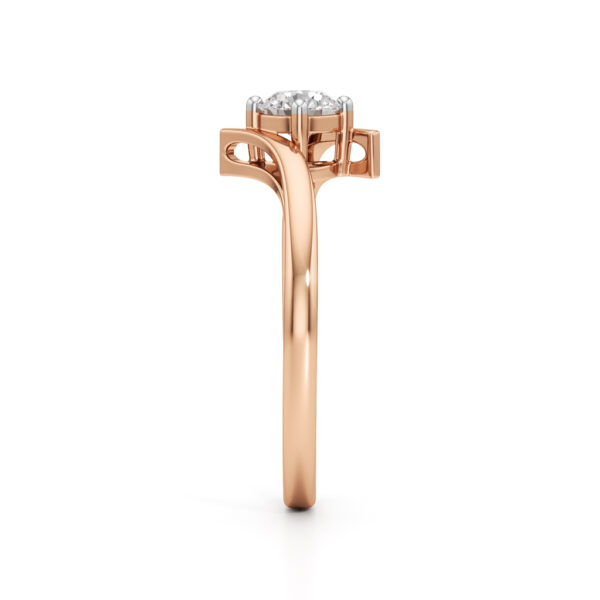 Delivone Round Cut Delicate Ring - Image 3