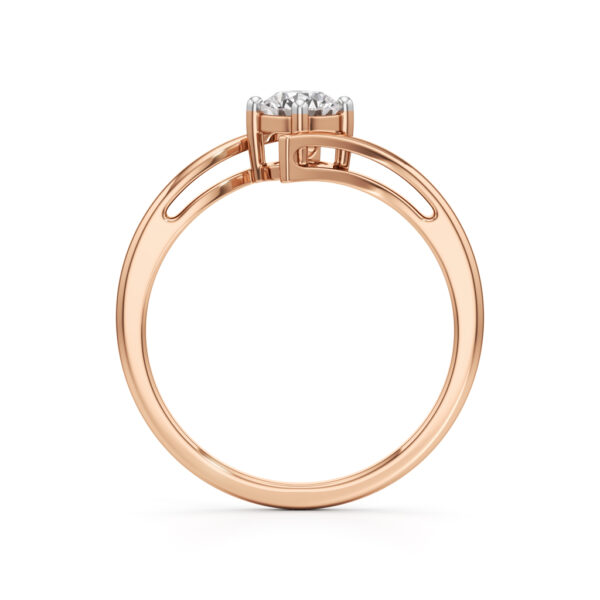 Delivone Round Cut Delicate Ring - Image 2